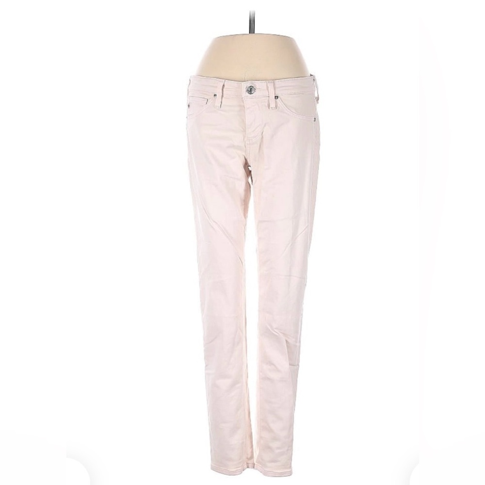 AG Adriano Goldschmied The Legging Skinny Jeans | Size 25 | Ivory Low Rise